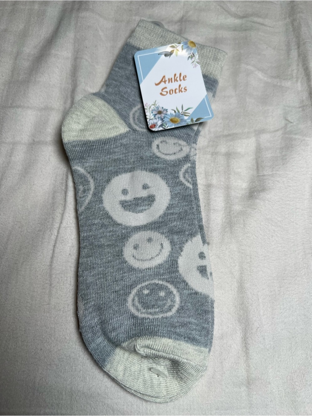 🎉5/$25 Smile Quarter Ankle Socks